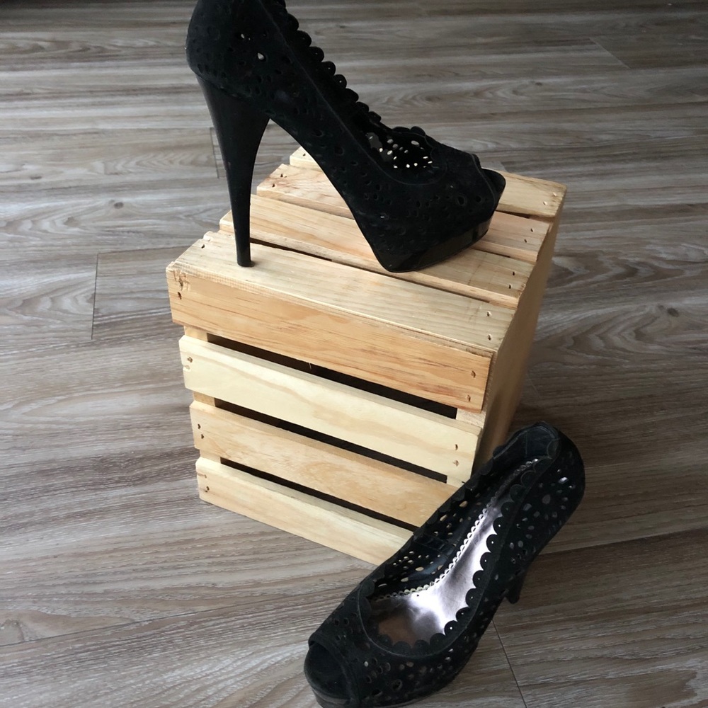 Black Bebe Heels